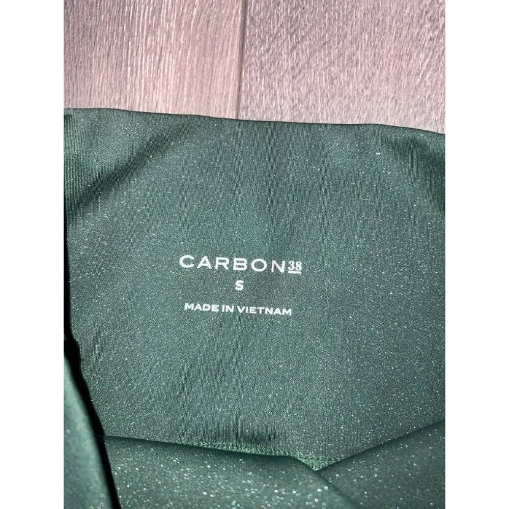 Carbon 38 Shine Powder 7/8 Leggings Y2K SHINE POWDER EVERGREEN Small A004719 - Picture 6 of 11